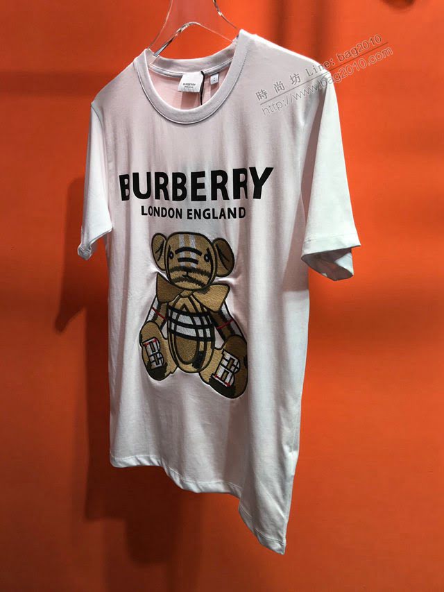 Burberry新款短袖 巴寶莉2020新款刺繡T恤 頂級品質  tzy2557